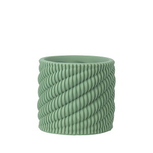 植木鉢 リップルシリンダーポット 鉢 ガーデニング インテリア おしゃれ モダン マンション ベランダ ガーデン 玄関 テラス 屋内 屋外 観葉植物 底穴あり グリーン