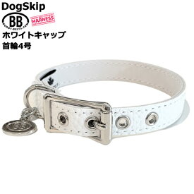 BB 首輪 ホワイトキャップ 4号 ID カラー バディーベルト buddybelt バディベルト シンプル かわいい おしゃれ カラー かっこいい ブランド オシャレ チワワ トイプードル 超小型犬 小型犬 中型犬 大型犬 シンプル 柴犬 フレンチブルドッグ チワワ トイプードル マルチーズ