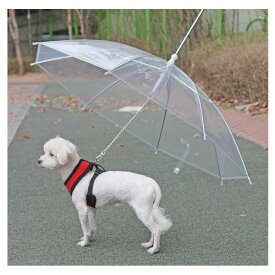 パピア犬用傘付きリード PUPPIA パピア 犬 犬用 ペット ドッグ ペット ペットグッズ 雨 雨具