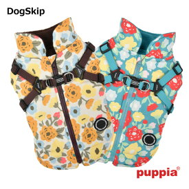 犬用 ハーネス型ジャンパー アリッサ ALYSSA：S,M,Lサイズ PUPPIA パピア ペット ドッグ 洋服 ベスト 胴輪 hgj