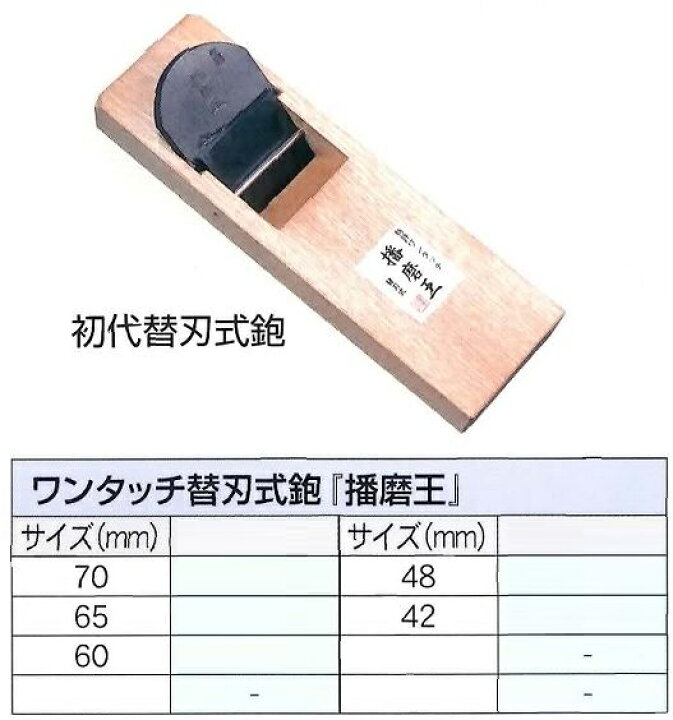 楽天市場】【レターパックプラス便！】 播磨王 ワンタッチ替刃式鉋 白樫 本体 42ｍｍ 【送料無料】 替刃式かんな 小山金属工業所 日本製 :  ドーグドーグ 播磨王 替刃式カンナ４２ミリ