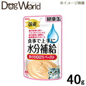 国産 健康缶パウチ 水分補給 まぐろペースト 40g