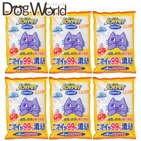 アースペット ジョイペット シリカサンドクラッシュ 4.6L×6袋［同梱不可］［送料無料］