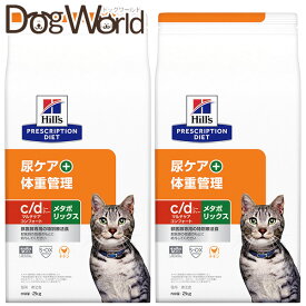 ［2袋セット］ヒルズ 猫用 c/d マルチケアコンフォート＋メタボリックス 尿ケア＋体重管理 ドライ 2kg