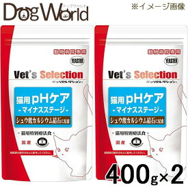 ［2袋セット］ベッツセレクション 猫用 pHケア マイナスステージ 400g