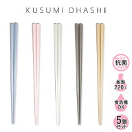 箸 食洗機対応 抗菌 アースカラー 5膳セット 六角箸 彩り くすみカラー 1000円 ポッキリ 日本製 23cm 5色…