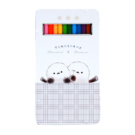 【15日限定5%OFFクーポンあり】色鉛筆セット 女の子 向け 12色 色鉛筆 しまたろず シマエナガ クラックス おしゃれ で かわいい 文房具
