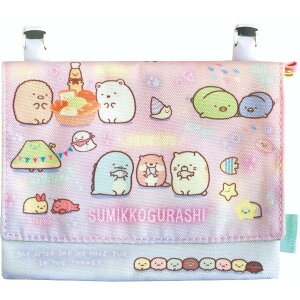 【30日限定最大5%OFFクーポンあり】【メール便 OK】 ポシェット ポッケ ポケットポーチ 女の子 向け すみっコぐらし お魚を食べる CA15902 サンエックス おしゃれ で かわいい 文房具