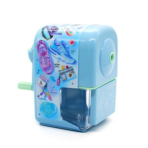 【マラソン限定最大5%OFFクーポンあり】鉛筆 削り 手動 手回し式 女の子 向け Rainbow Smile ファッションアイテム クラックス おしゃれ で かわいい 文房具