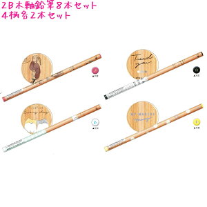 【マラソン限定最大5%OFFクーポンあり】メール便 OK えんぴつ 鉛筆 2B 女の子 向け 木軸 8本セット クーリア おしゃれ で かわいい 文房具