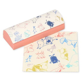 【18日限定最大5%OFFクーポンあり】メガネケース 眼鏡ケース 女の子 向け ムーミン MOOMIN クロス付き カミオジャパン おしゃれ で かわいい 文房具
