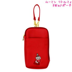 【18日限定最大5%OFFクーポンあり】ポーチ 女の子 向け ムーミン 3WAY ポケットポーチ リトルミィ かわいいお花 カミオジャパン おしゃれ で かわいい 文房具