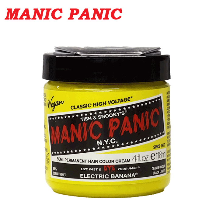 楽天市場】送料無料(T) マニックパニック ヘアカラー クリーム 118ml