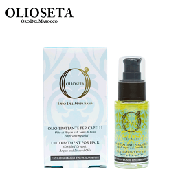 普通郵便送料無料 オイル トリートメント ファインヘア 30ml Olioseta ヘアトリートメント 洗い流さないトリートメント アウトバストリートメント アルガンオイル 亜麻仁油 アマニ油 オーガニック ダメージケア 軟毛 柔らかい髪 ベタつかない アルコールフリー