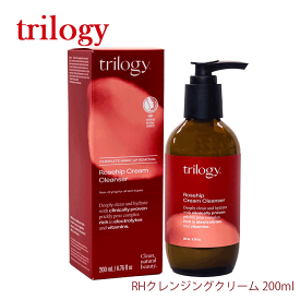 trilogy トリロジー RHクレンジングクリーム 200ml クレンジングミルク 植物成分 ローズヒップオイル 保湿 W洗顔不要 敏感肌 時短ケア リッチタイプ