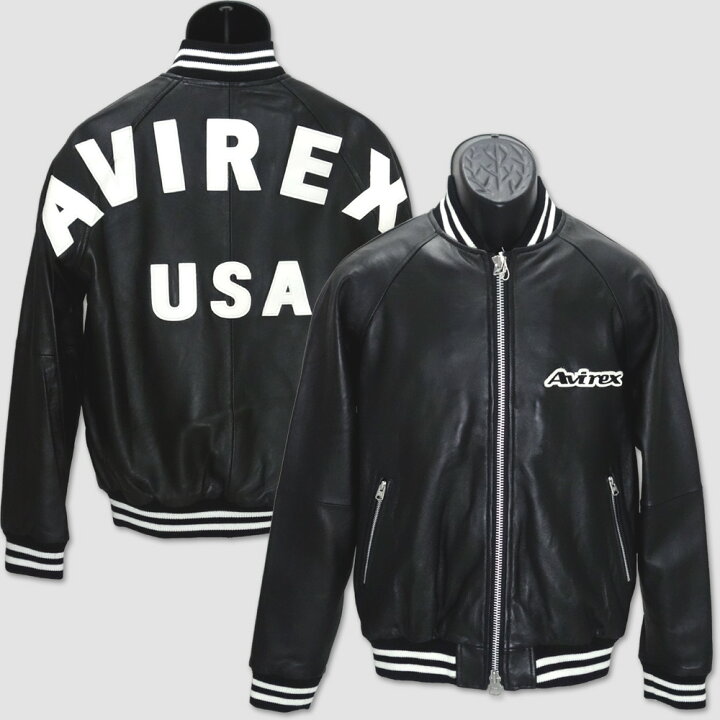 楽天市場】アビレックス AVIREX 羊革ライダースジャケット “AVIREX  