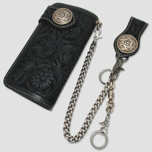 t@j[@FUNNY@C_[YEEHbg with ChaingFUNNY RIDER'S WALLET CRAFT/S Stitch Overlayh