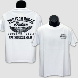 インディアン・モーターサイクル　INDIAN MOTORCYCLE　半袖Tシャツ　“THE IRON HORSE” IM78267