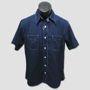 �V���K�[�P�[���@SUGAR CANE�@�E�H�o�b�V���E�X�g���C�v�������[�N�V���c�@�g8.5oz WABASH STRIPE WORK SHIRT�h SC36267A