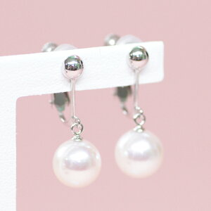 p[CO 8mm Ԃ牺 ^ Fa^ S[h K18 zCgS[h K14WG tH[} Vv AR^ 18 Akoya Pearl QSݓX