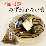 みず茄子ぬか漬 水茄子 季節限定 期間限定 / 漬物 京漬物 お漬物 京漬け物 漬け物 贈答 ご飯のお供 柴漬 …