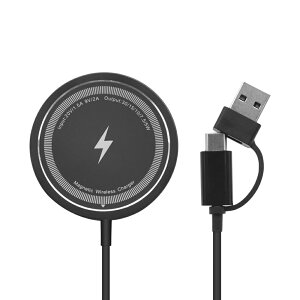 MagSafe�[�d�� ���C�����X�[�d�� 15W �}���[�d USB-A Type-C �����Ή� iPhone 17e 16 15 Pro Max ���C�����X�[�d�� Qi�݊� Pixel Galaxy �}�O�Z�[�t�[�d�� ���^