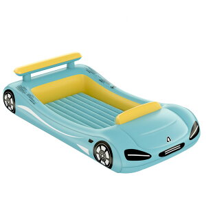 エアーマット 子供用 車型 ポータブル 折りたたみ キャンプ 車中泊 旅行 お昼寝 コンパクト 軽量 持ち運び 便利 収納袋付属 簡易ベッド 子供部屋 体圧分散 繰り返し使える 収納時 省スペース