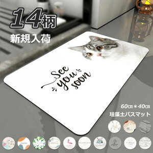 珪藻土バスマット 小判サイズ ソフトバスマット割れない 珪藻土 足マット 足拭きマット お風呂マット キッチンマット 吸水 速乾 手入れ簡単 収納便利おしゃれ