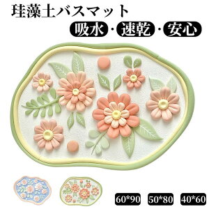 珪藻土バスマット 大判 風呂 足ふきマット 速乾 足拭きマット キッチンマット 珪藻土 滑り止め 浴室 洗面所 吸水 速乾 抗菌 滑り止め 北欧 脱衣所 吸水 ソフト