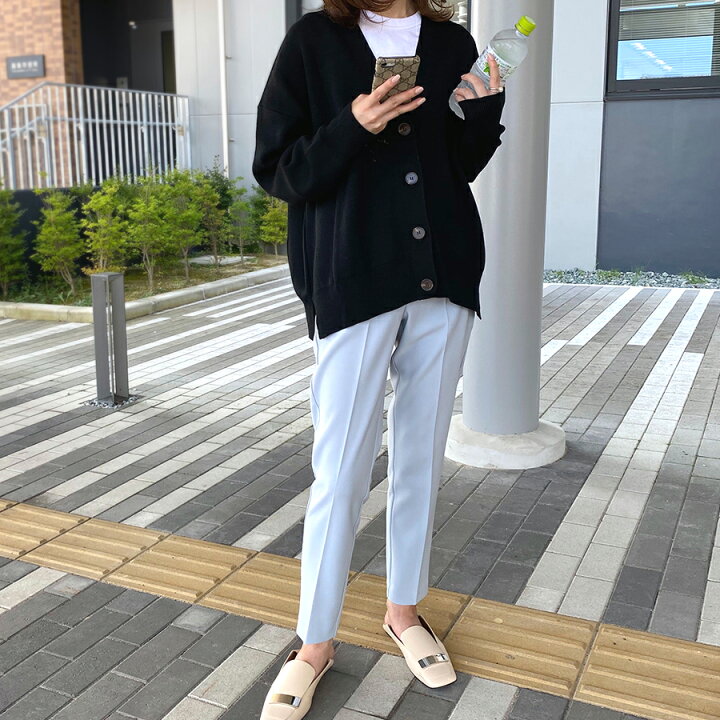 楽天市場 テーパードパンツ Blue Gray ボトム きれいめパンツ テーパード シンプル Dolce ドルチェ Rakuten Fashion Maison De Dolce