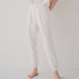 アクティブパンツ/white レディース 立体感 美シルエット スタイルアップ 日本製 きれいめ 楽ちん カジュアル オールシーズン ストレッチ性