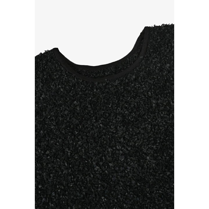 楽天市場】ペーパーヤーンフレアトップス【black】 : maison de Dolce