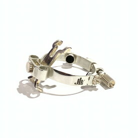 JLV Sound JLV（ジェイエルヴイ） リガチャー サックス クラリネット Silver 銀メッキ仕上げ 深みのあるサウンド 【日本販売代理店】 【送料無料】