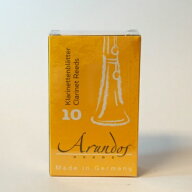 Arundos アルンドス B♭クラリネットリード クラリネットリード フレンチカット マノン ハンドメイド [10…