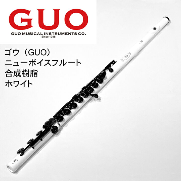 楽天市場】フルート ゴウ GUO ニューボイス プラスチック 合成樹脂製  