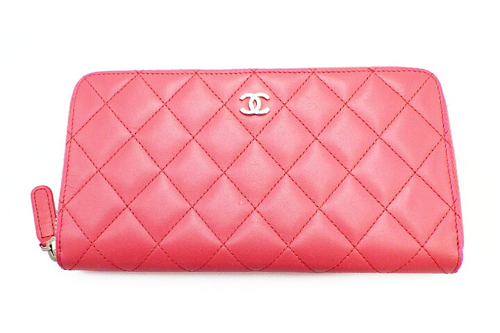 楽天市場】CHANEL(シャネル） マトラッセ ラウンド財布 S金具 22番8桁  