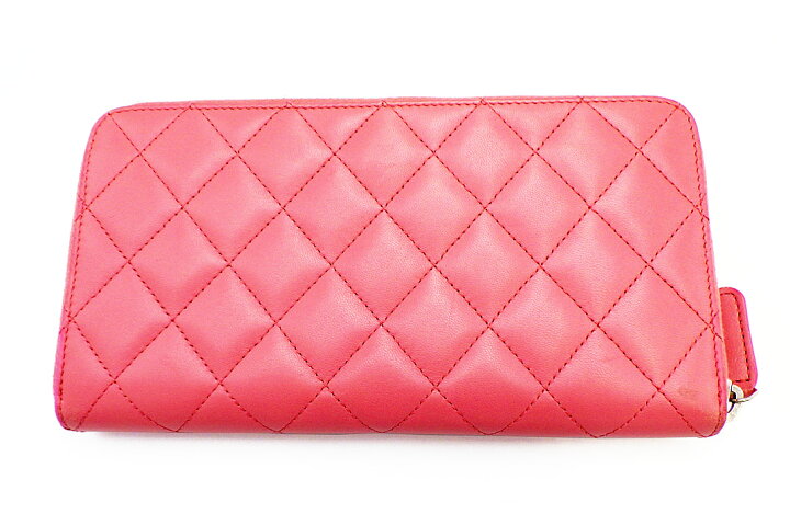楽天市場】CHANEL(シャネル） マトラッセ ラウンド財布 S金具 22番8桁 