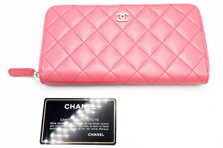 楽天市場】CHANEL(シャネル） マトラッセ ラウンド財布 S金具 22番8桁  