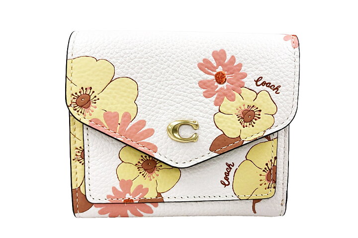コーチ(COACH) 花柄 アウトレット 三つ折り財布 | 通販・人気 