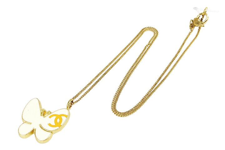 楽天市場】CHANEL(シャネル）バタフライ ココマーク ネックレス 07P 