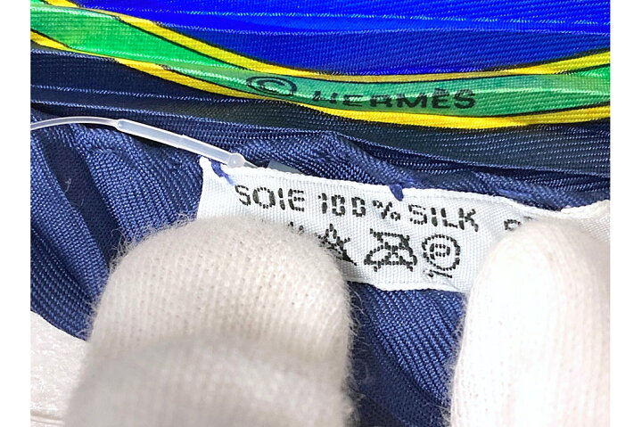 楽天市場】HERMES(エルメス）プリーツスカーフ シルク 外箱付【中古  