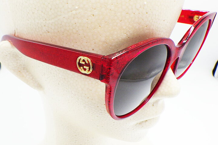 楽天市場】GUCCI(グッチ）サングラス GG0035SA インターロッキングG 