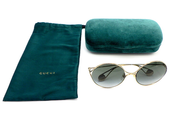 楽天市場】GUCCI(グッチ）サングラス ラウンド ケース・袋付き 【中古 