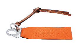 LOEWE(ロエベ）キーホルダー・キーケース・キーリング　181945 110 10 408　レザー　オレンジ　【中古】【人気】【良品】5029.