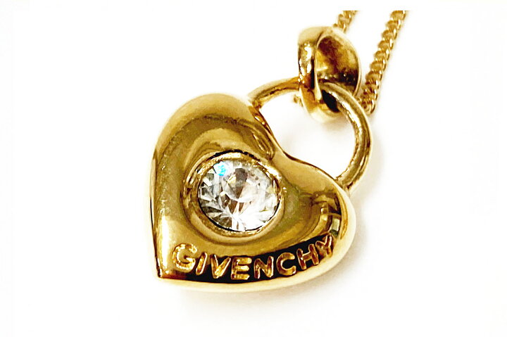 楽天市場】GIVENCHY(ジバンシー）ネックレス ハートモチーフ GP 【中古 