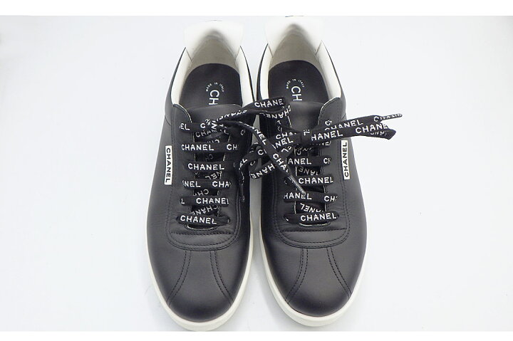 楽天市場】CHANEL(シャネル） G34145 ローカットスニーカー カーフ  