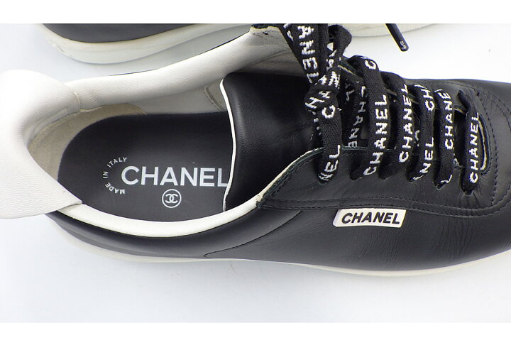 楽天市場】CHANEL(シャネル） G34145 ローカットスニーカー カーフ 