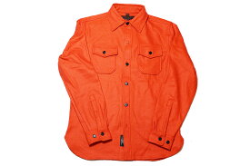 Schoot(ショット）　CPO SHIRT　WOOLシャツ　オレンジ　#Sサイズ　【中古】【人気】【未使用品】1810.