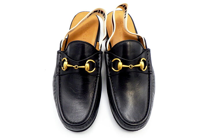 楽天市場】GUCCI(グッチ） 19SSホースビット ストライプスリングバック 