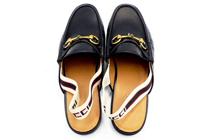 楽天市場】GUCCI(グッチ） 19SSホースビット ストライプスリングバック  